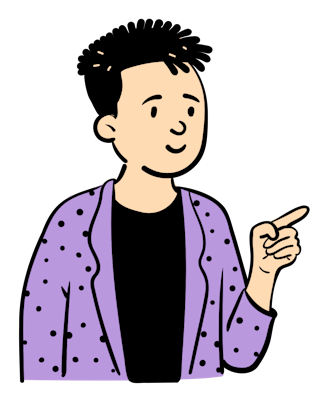 Pointing guy